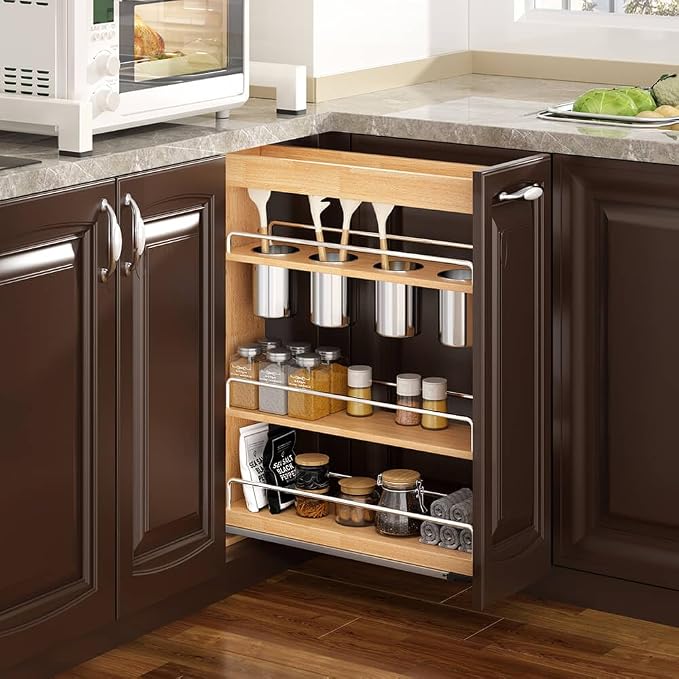 OCG 5" Pull-Out Solid Wood Storage Organizer - Image 2