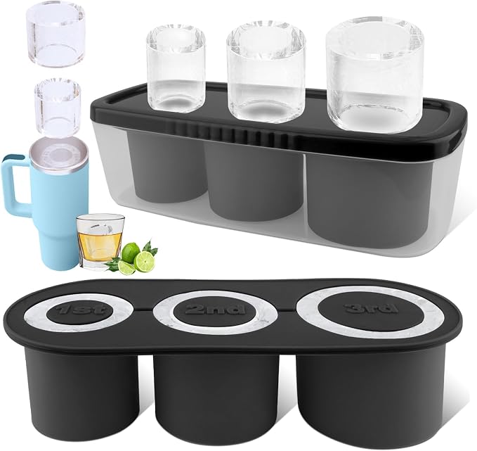 Tcamp Ice Mold for 30-40 oz Tumbler Cup, Silicone Ice Cube Tray by Tcamp