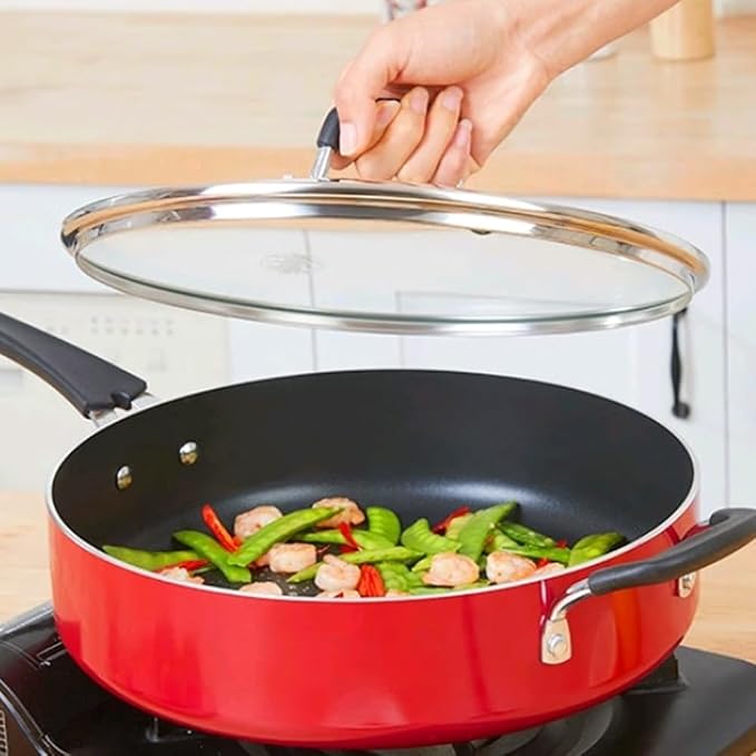 8 Inch Tempered Glass Lid for Lodge 8" Cast Iron Skillets & 2QT Dutch Ovens - Image 5