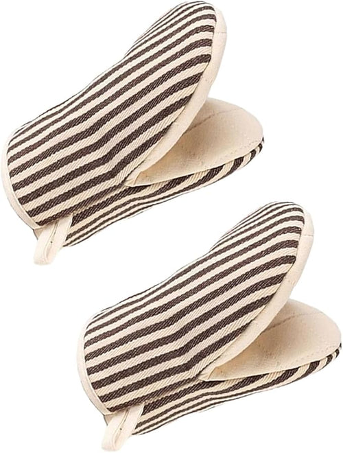 1 Pair Mini Oven Mitts, High Heat Resistant Oven Gloves, Kitchen Short Oven Mit by CoekMoed