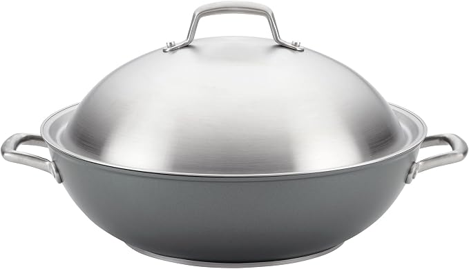 Anolon Accolade Forged Hard Anodized Nonstick Wok / Stir Fry Pan by Anolon