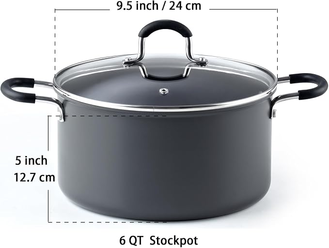 Cook N Home Casserole Dutch Oven Stockpot - Image 2