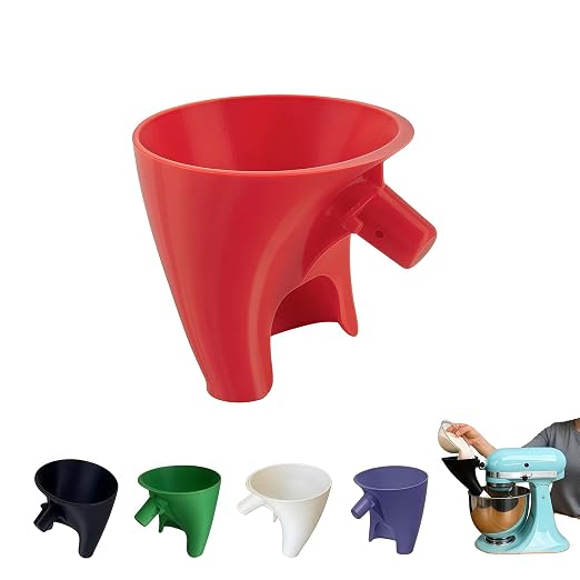 Flour Funnel for KitchenAid Mixer 5 Qt, Anti-Splash Attachment for Tilt-Head by LWOGDFlourFunnelforKitchenAidMixer