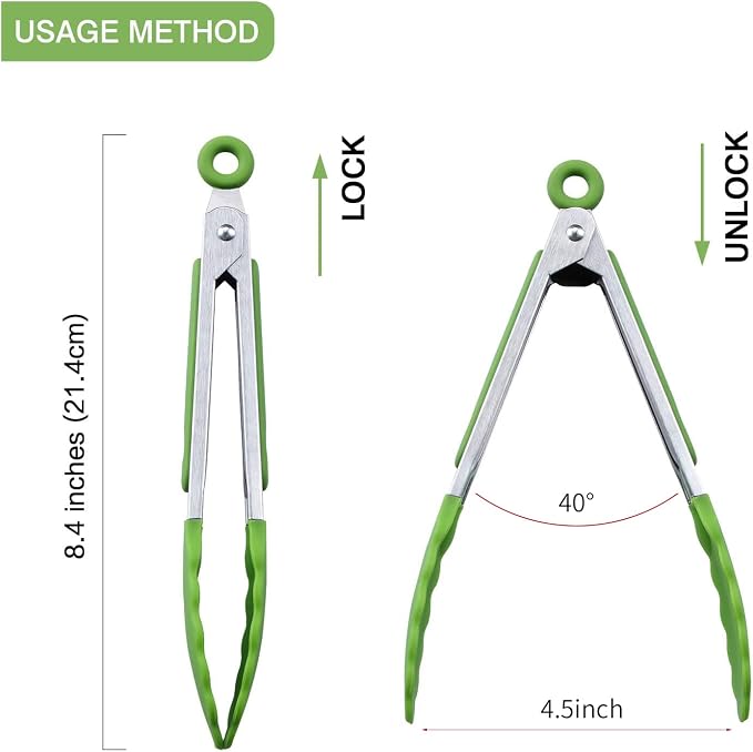 MSY BIGSUNNY Kitchen Food Tongs - Image 2