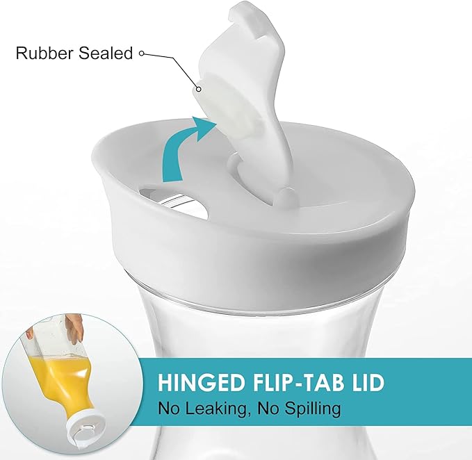 Plastic 8 PACK Large 50 Oz Water Carafe - Image 3
