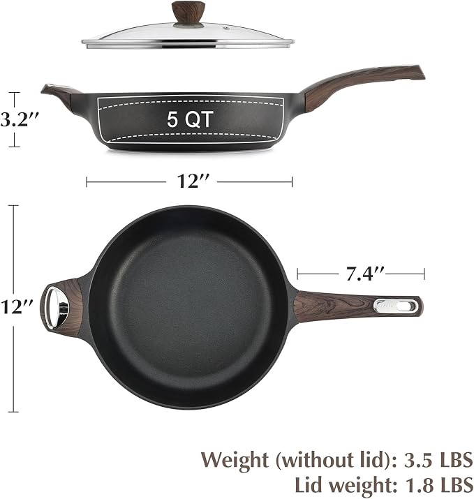 SENSARTE Nonstick Frying Pan Skillet - Image 7