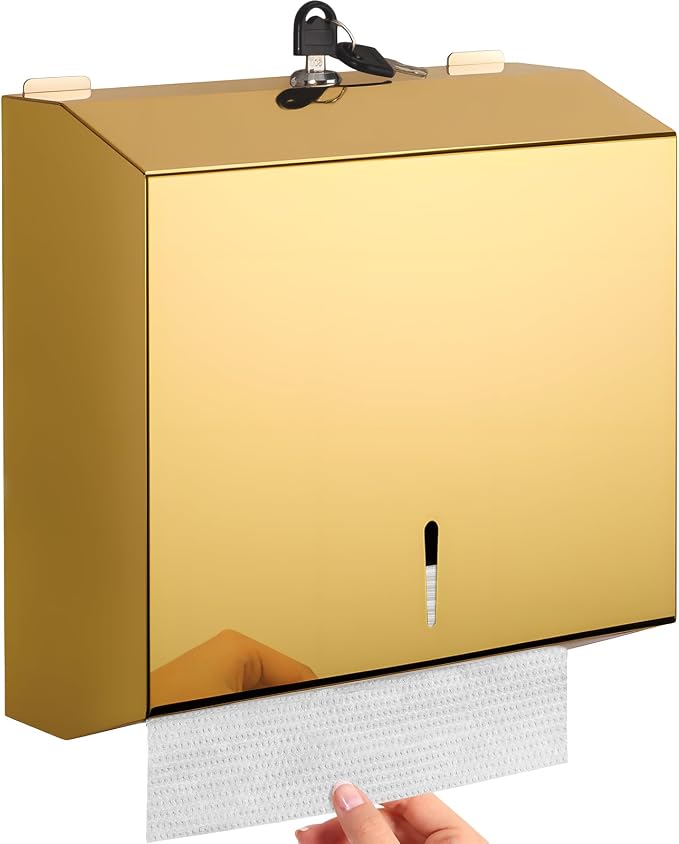 Wall Mounted Stainless Steel Paper Towel Dispenser by Gorlary