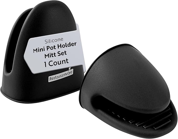 Restaurantware Comfy Grip 4.3 x 3.5 x 4.2 Inch Mini Oven Mitt Pot Holders 1 by Restaurantware