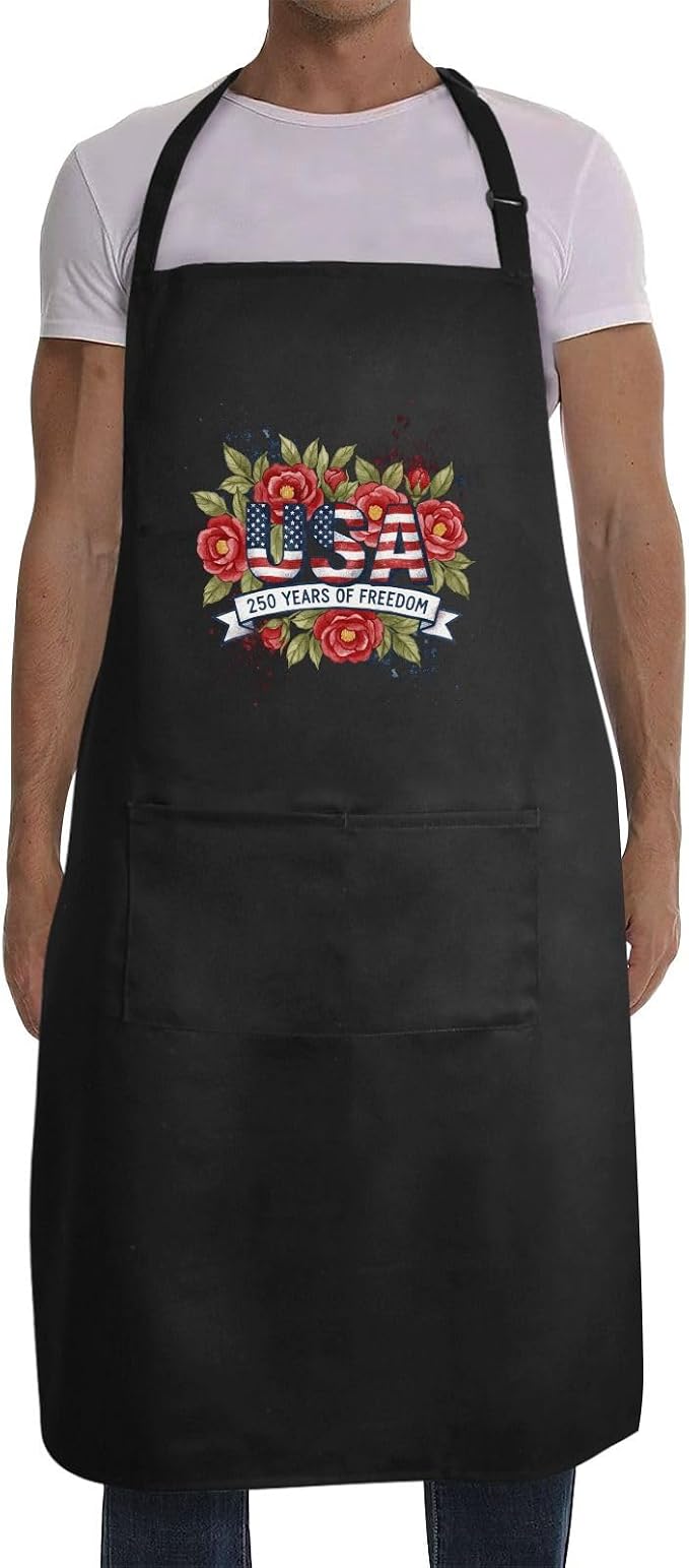 Us 250 Years Of Freedoms Apron by Unknown