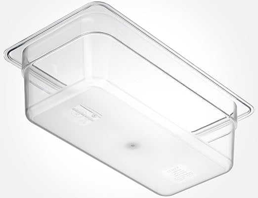 CURTA 6-Pack 1/3 Size 4" Deep NSF Polycarbonate Food Pans | Dishwasher & - Image 3