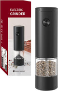 Electric Salt and Pepper Grinder, Automatic Battery Pepper Mill Shakers by KVKID