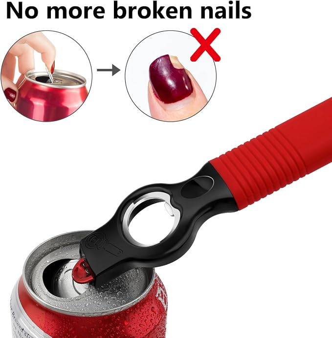 2-Pack Magnetic Beer Bottle Opener & Soda Can Opener, 2-in-1 Bottle Opener and - Image 5