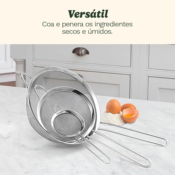 Cuisinart Mesh Strainers, Fine Mesh Kitchen Strainer Set - Image 4