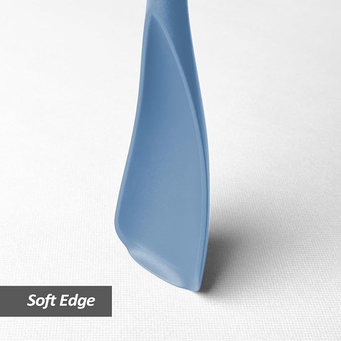 Cooking Spoon for Nonstick Cookwares, VOVOLY Silicone Spoon for Mixing - Image 5