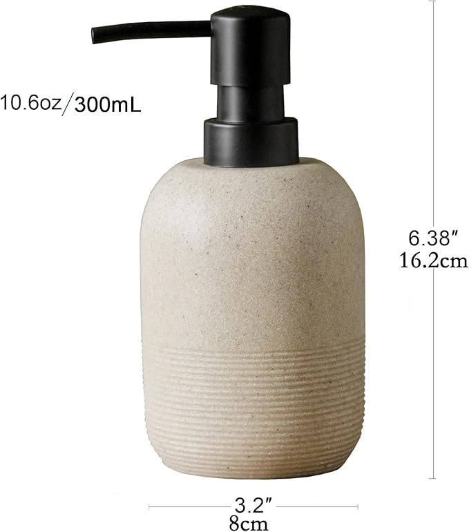 GalDal Soap Dispenser Beige, Hand Soap Lotion Dispenser - Image 6