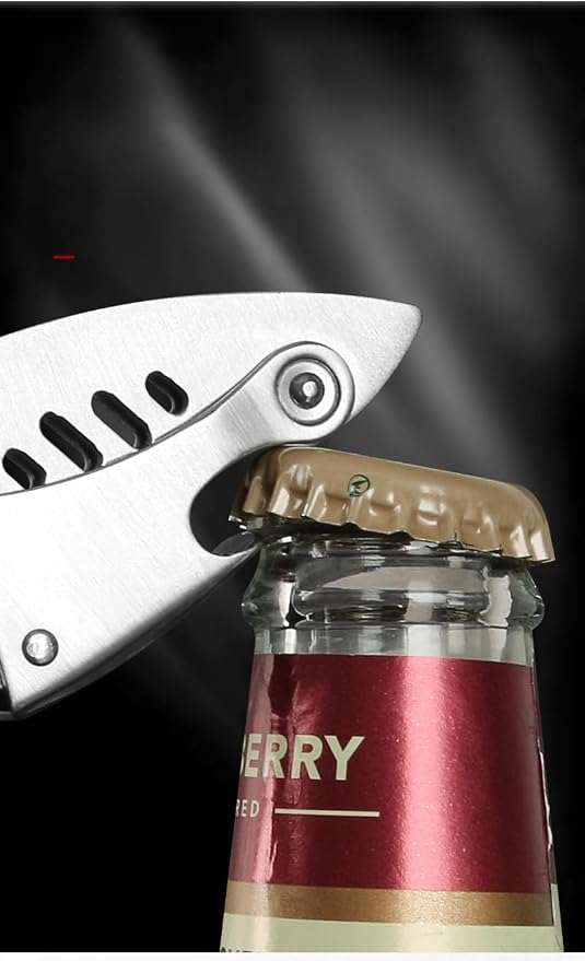 True Shark Corkscrew, Professional Waiters Corkscrew Wine Key Bottle Opener - Image 7