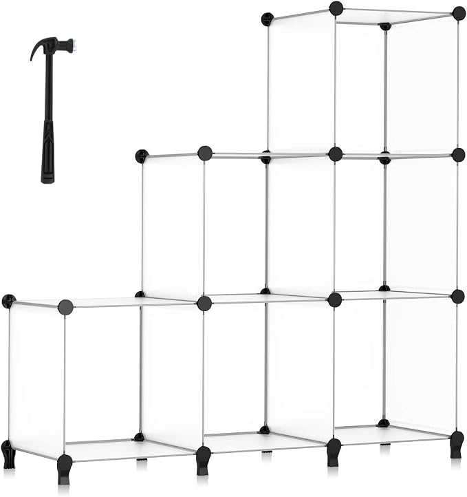 HOMIDEC 6-Cube Storage Organizer, Closet Organizer Storage Shelf Bookcase - Image 9