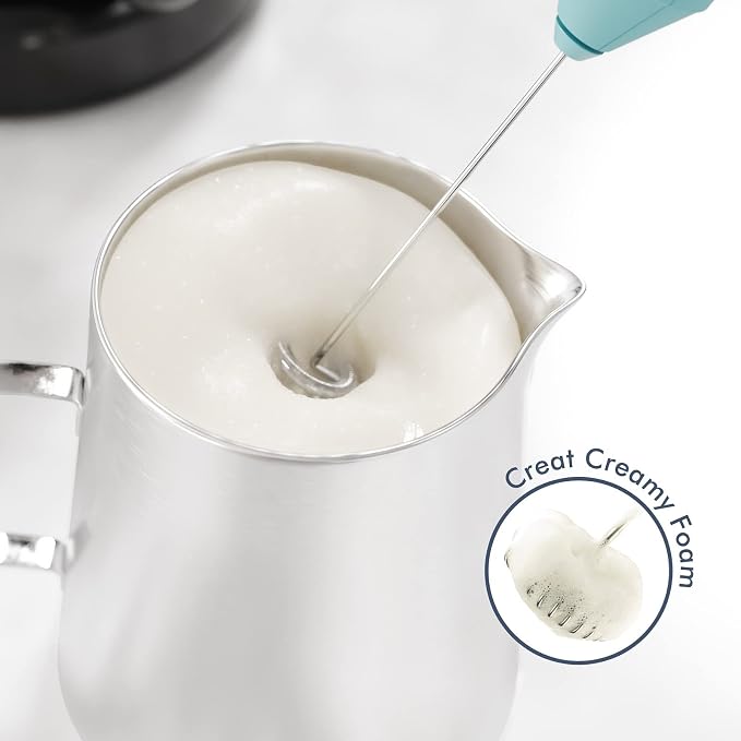 Powerful Milk Frother Handheld Foam Maker, Mini Whisk Drink Mixer - Image 2