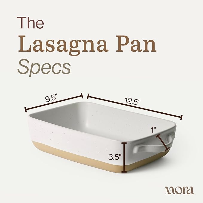Mora Ceramic Baking Dish with Handles - Image 2