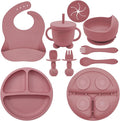 Silicone Baby Feeding Set | Baby Led Weaning Supplies Includes Suction Bowls by Munlinder
