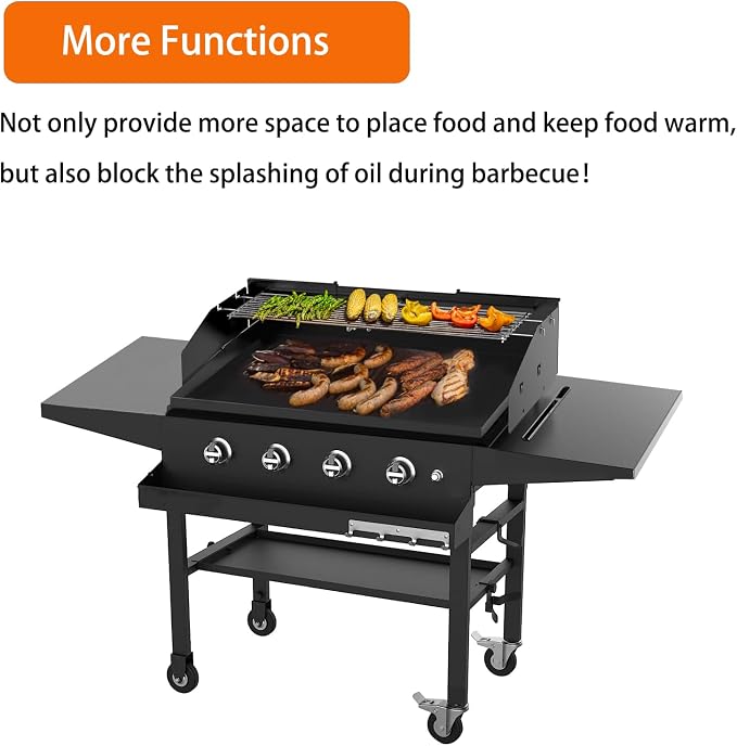Universal Wind Guard and Warming Rack Set - Image 4