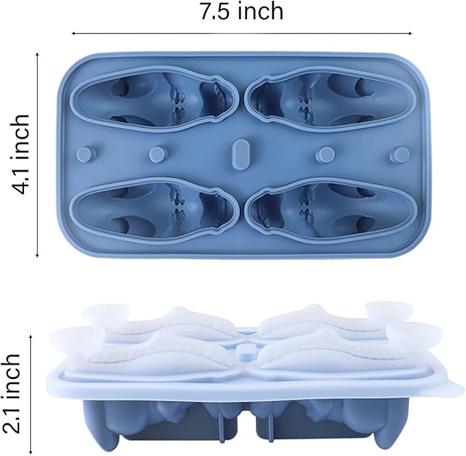 Dinosaur Ice Cube Tray, 3D Dino Ice Cube Mold, Silicone Ice Tray Large Fun - Image 3