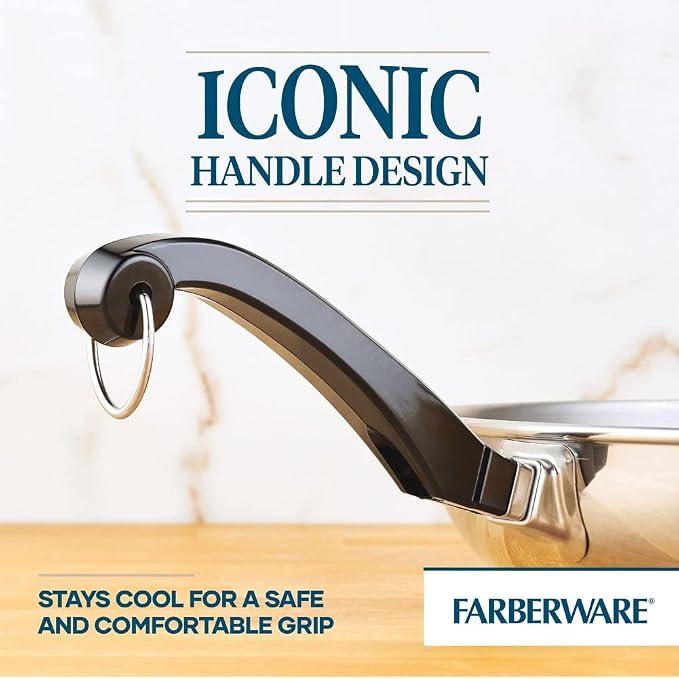 Farberware Classic Stainless Steel Cookware Pots and Pans Set - Image 4