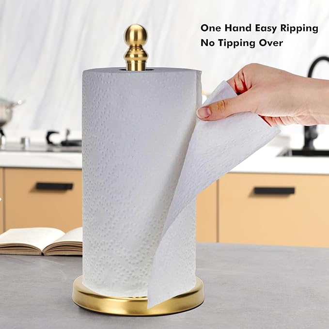 Exilon Gold Paper Towel Holder Countertop - Image 2