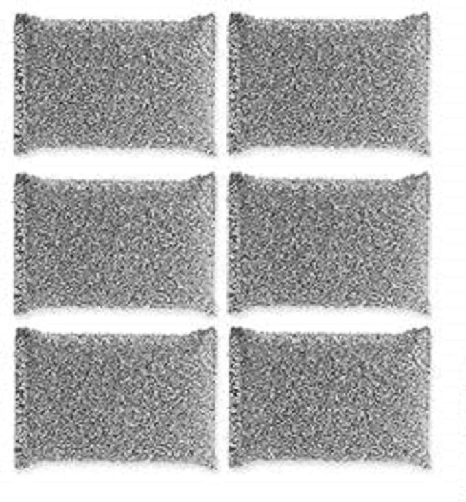 6 Pieces Non-Scratch Scrub Sponges Pads, Cleaning Scrub Sponge, Dish Wash Sponge by Shuiniba