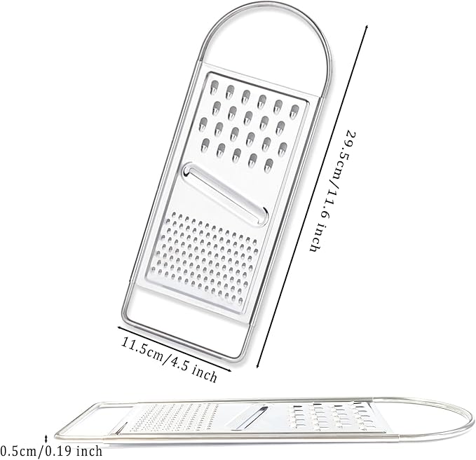 Graters for Kitchen, Cheese Grater Handheld Hand, Mini Cheese Grater Stainless - Image 2