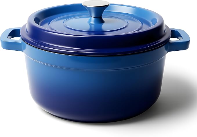 7 Quart Dutch Oven Pot with Lid, Non Stick Enameled Cast Iron Dutch Oven by Fijinhom