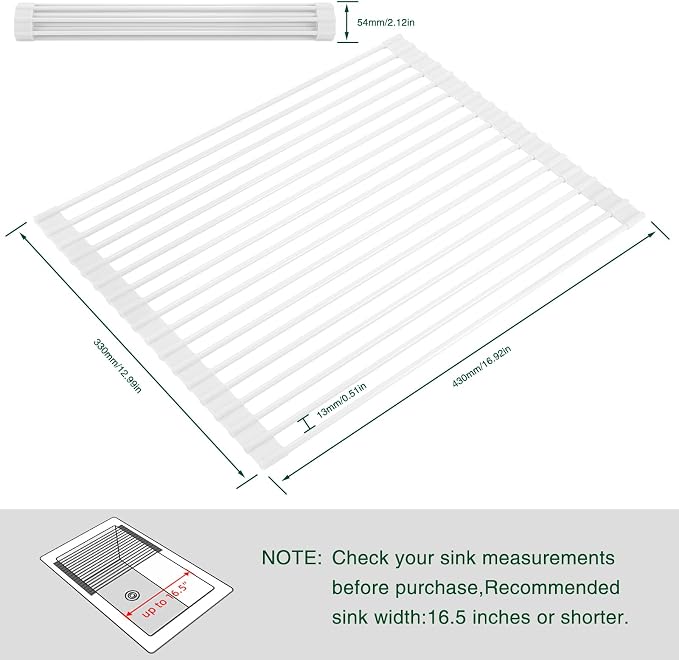 Hanzenma Roll Up Dish Drying Rack - Image 2