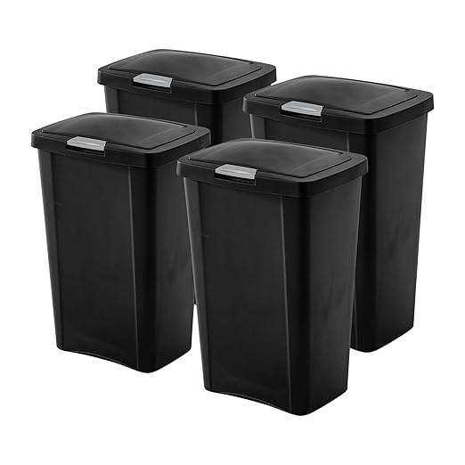 Sterilite 4 Pack Kitchen Trash Can by Sterilite