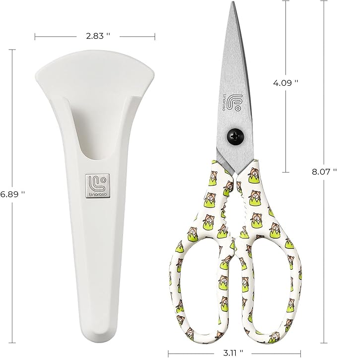 Linoroso Kitchen Scissors Heavy Duty Kitchen Shears - Image 5