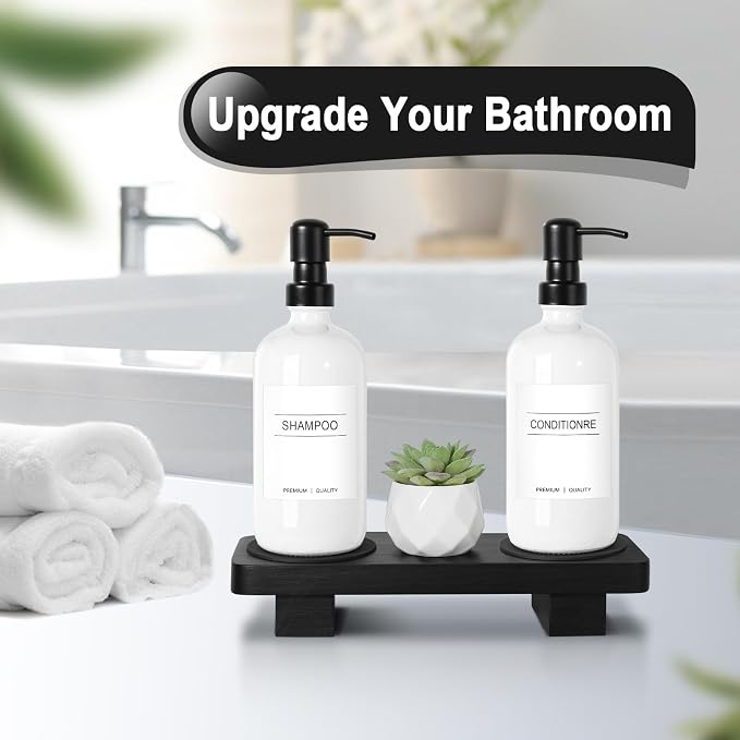 KASUNTING Hand Soap Dispenser for Kitchen, Bathroom Soap Dispenser Set - Image 6