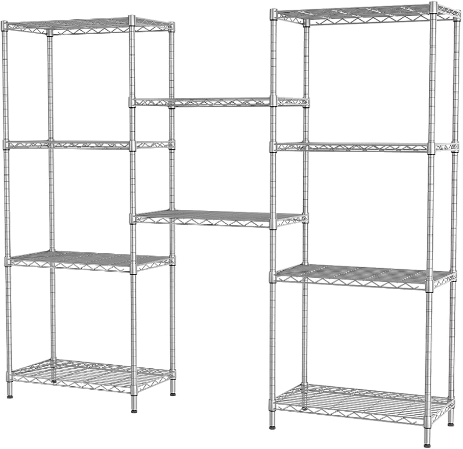 SINGAYE Shelf Wire Shelving Adjustable Storage Shelves Rack Standing Units - Image 8