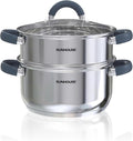 SUNHOUSE 3 Quarts Steamer Pots by SUNHOUSE