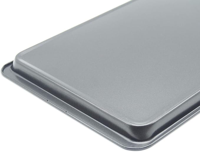 2PCS Cookie Sheet 10x14.5 Inch Baking Sheet Nonstick Heavy Carbon Steel Baking - Image 5