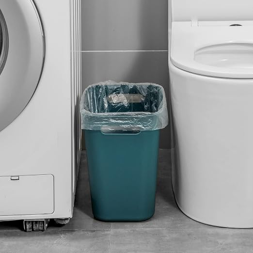 UUJOLY Plastic Small Trash Can Wastebasket, Garbage Container Basket - Image 3