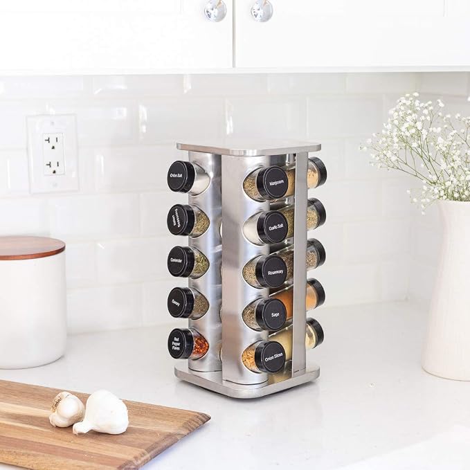 Orii 20 Jar Rotating Spice Rack - Image 7