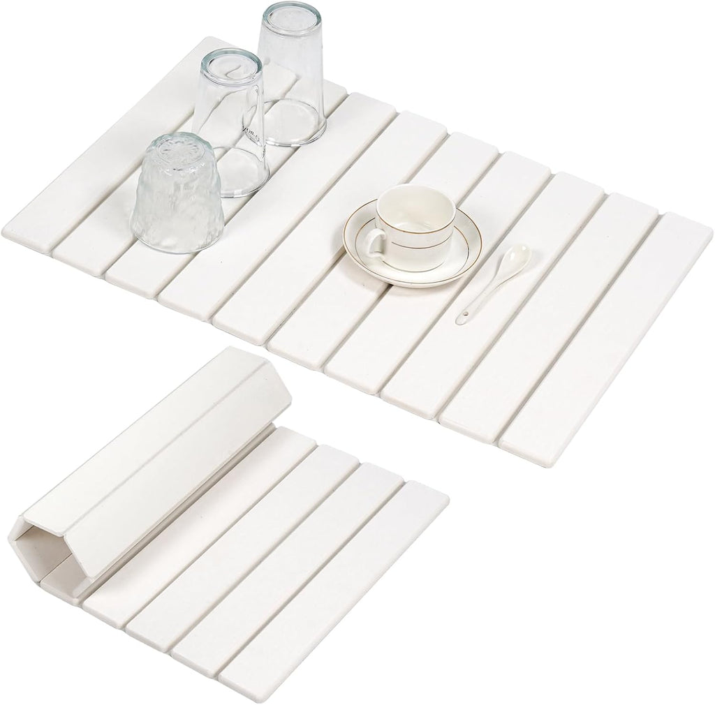 Stone Drying Mat for Kitchen Counter, Large Stone Dish Drying Mat