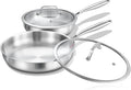 DELARLO Tri-ply Stainless Steel Frying Pan Set by DELARLOCOOKWARE