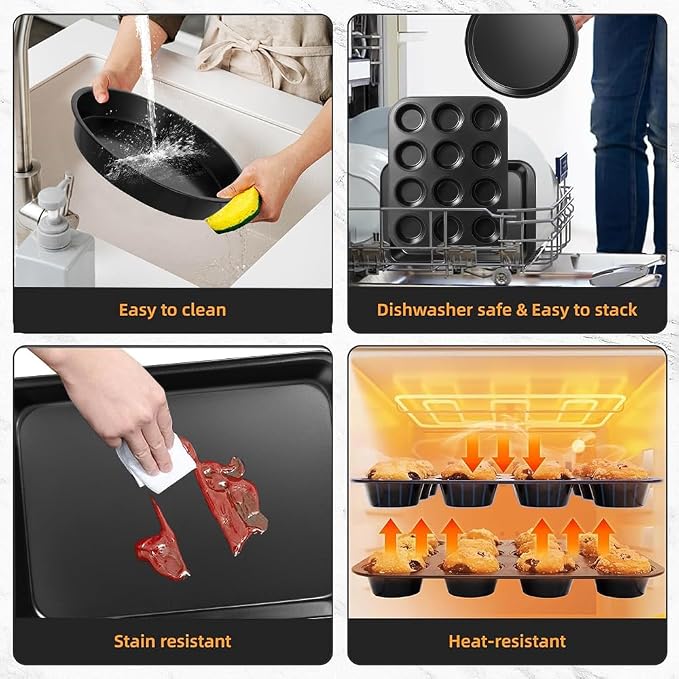5-Piece Nonstick Baking Pans Set - Image 7