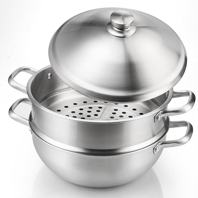 Delarlo Tri-Ply Stainless Steel 12 Inch Everyday Pan by DELARLOCOOKWARE