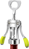 IPOW Wine Opener, Zinc Alloy Wine Bottle Opener, Wing Corkscrew Heavy Duty by IPOW