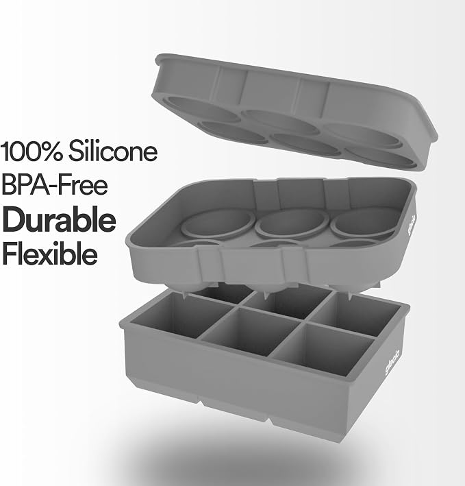 Silicone Ice Cube Trays – Large Silicone Molds - Image 3