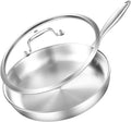 DELARLO Stainless Steel Pan 10.3Inch, Tri-ply Stainless Steel Frying Pan by DELARLOCOOKWARE