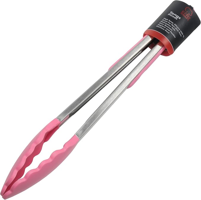 Chef Craft Premium Silicone Cooking Tongs, 12 inch - Image 2