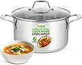 NutriChef 6 Quart Stainless Steel Stock Pot by NutriChef%E2%84%A2Kitchen