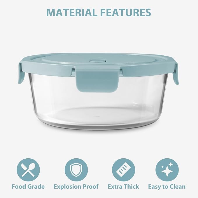 30oz Glass Meal Prep Containers - Image 7